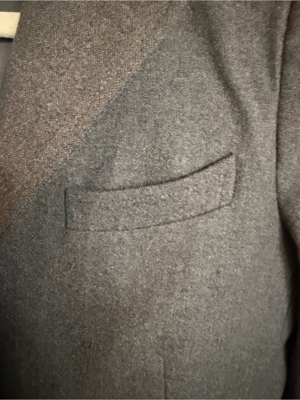 Theory Gray Women's Two-Button Blazer - Picture 4 of 5